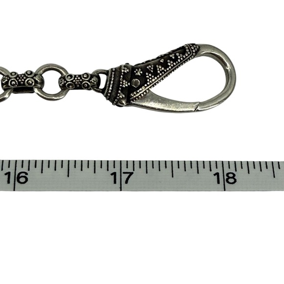 John Hardy Vintage Sterling Silver 18in Link Necklace 925 Rare Collectible - Picture 8 of 9